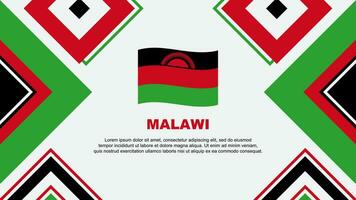 Malawi vlag abstract achtergrond ontwerp sjabloon. Malawi onafhankelijkheid dag banier behang vector illustratie. Malawi onafhankelijkheid dag