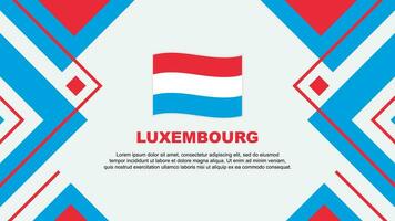 Luxemburg vlag abstract achtergrond ontwerp sjabloon. Luxemburg onafhankelijkheid dag banier behang vector illustratie. Luxemburg illustratie