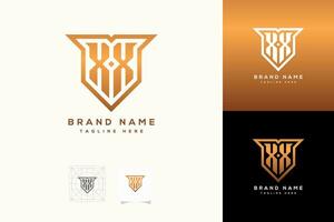 xx monogram initialen brief creatief modern logo ontwerp sjabloon vector