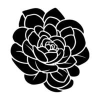 hand- getrokken gemakkelijk bloem illustratie vector