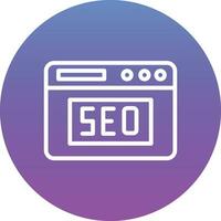 website seo vector icoon