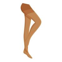 kijken panty icoon tekenfilm vector. schoonheid Dames lingerie vector