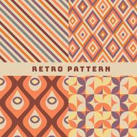 Retro patroon Vector Pack