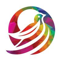vogel logo ontwerp vectorillustratie vector