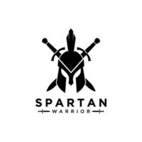 spartaans logo vector, spartaans helm, hoofd bescherming, strijder, soldaat, logo, symbool, icoon, vector