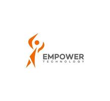 empowerment technologie logo vector