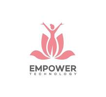 empowerment technologie logo vector