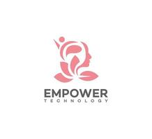 empowerment technologie logo vector