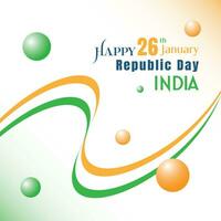 gelukkig republiek dag Indië vector
