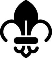 fleur de lis creatief icoon ontwerp vector