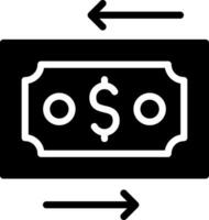 geld overdracht creatief icoon ontwerp vector