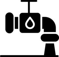 water kraan creatief icoon ontwerp vector