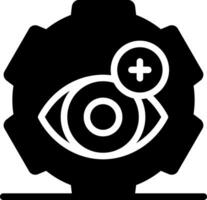 optometrie praktijk creatief icoon ontwerp vector