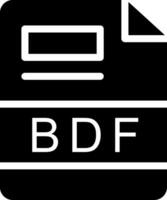 bdf creatief icoon ontwerp vector