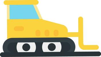 bulldozer creatief icoon ontwerp vector