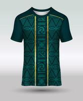 sublimatie Jersey, kleurrijk t-shirt ontwerp voor sublimatie vector