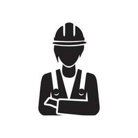 vector icoon voor een bouw arbeider