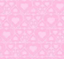 gelukkig Valentijnsdag dag. mozaïek- meetkundig patroon in Scandinavisch stijl. naadloos vector. vector