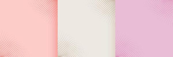 mooi hoor pastel kleuren halftone achtergrond reeks vector