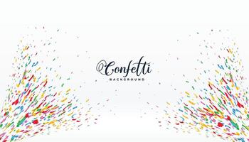 barsten kleurrijk confetti viering banier vector