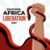 zuidelijk Afrika bevrijding dag illustratie vector achtergrondgeluid. vector eps 10