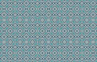 blauw en groen driehoek kleding stof patroon vector