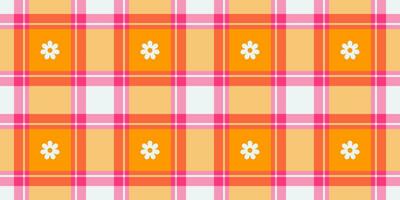 voorjaar katoenen stof patroon, naadloos gecontroleerd plaids. pastel Vichy achtergrond voor afdrukken omhulsel papier, gif kaart, uitnodiging, Pasen vakantie ontwerp. vector