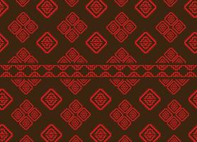 etnisch tribal kleding stof textiel traditioneel naadloos patroon abstract meetkundig achtergrond vector