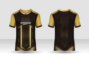 voor achter t-shirt ontwerp. sportontwerp voor voetbal, racen, fietsen, gaming jersey vector. vector