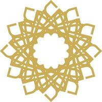 abstract luxe mandala logo vector element