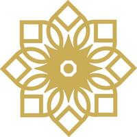 abstract luxe mandala logo vector element