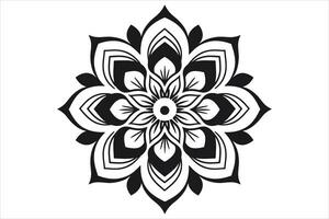 mandala ontwerp patronen vector, gemakkelijk mandala ontwerp, mandala ontwerp mehndi, vector