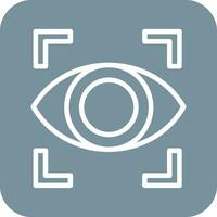 oog scanner vector icoon