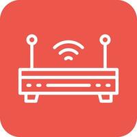 draadloze router vector icoon