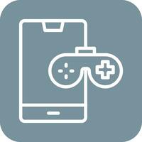 smartphone spel vector icoon