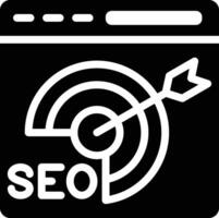 seo doelwit vector icoon