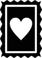 liefdadigheid postzegel vector icoon