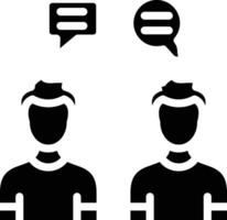 discussie vector pictogram