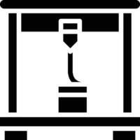 3D-printer vector pictogram