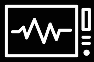 elektrocardiogram vector icoon