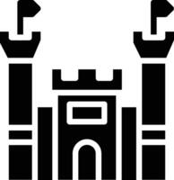 kasteel vector pictogram