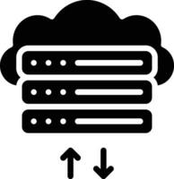 wolk databank vector icoon