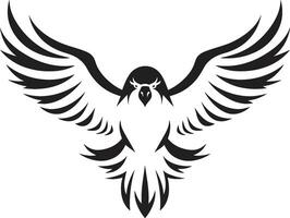 majestueus roofvogel profiel zwart adelaar edele jager embleem vector adelaar ontwerp