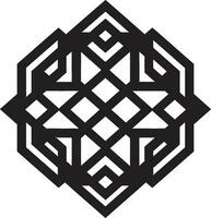 polycraft Matrix nexus creatief iconisch geometrieën vormenbeeldhouwen nexus kern vector geometrie embleem ontwerp