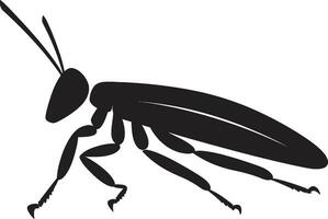 sprongvaartuig vector insect embleem ontwerp groenhopperart artistiek sprinkhaan icoon ambacht