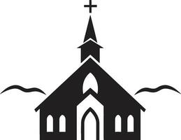 gezegend schoonheid iconisch kerk ontwerp eerbiedig straling kerk logo beeld vector