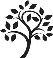 gebladerte fusie klimop eik logo ontwerp botanisch balans iconisch klimop eik beeld vector