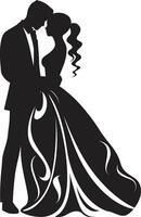 bloemblad fusie zwart vector logo betoverd bloesem romance bruiloft embleem