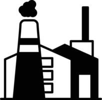 industrie solide glyph vector illustratie