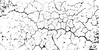 een zwart en wit beeld van een gebarsten muur gebarsten gebarsten structuur achtergrond, structuur barst structuur bodem gebroken structuur scheuren modder kalksteen beton structuur klei droog stoffig structuur knetteren vector